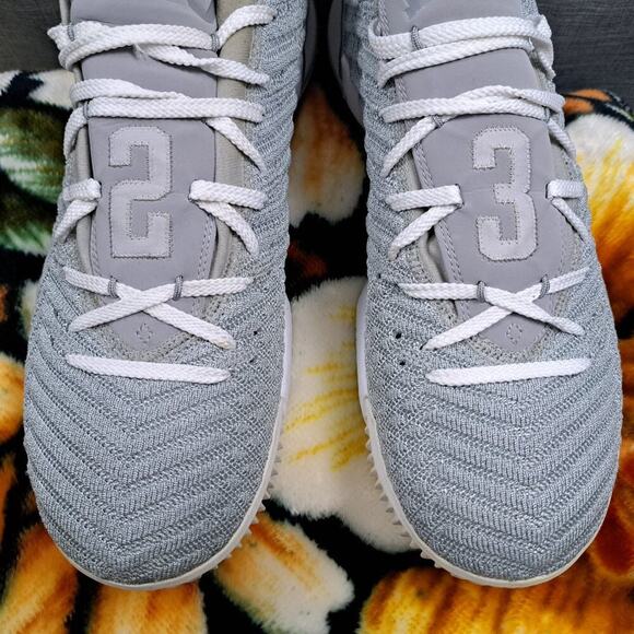 Nike LeBron XVI 16 "MLPS Minneapolis Lakers" Men's 14 Grey Blue White - Picture 12 of 12